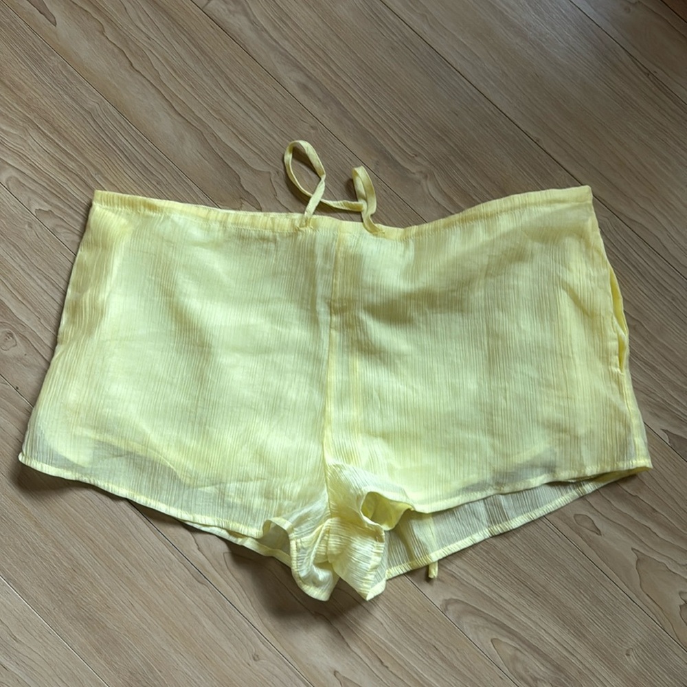 Yellow Women's Shorts